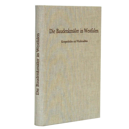 Buch Karl E. Mummenhoff "Die Baudenkmäler in Westfalen" Ruhfus Verlagsbuchhandlung 1968