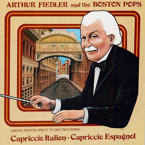 Schallplatte - Capriccio Italien - Capriccio Espagnol Arthur Fiedler and the Boston Pops LP 1978