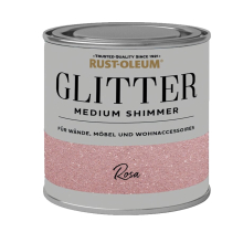 Rust-Oleum Glitter Medium Shimmer Glitzerwandfarbe Hell