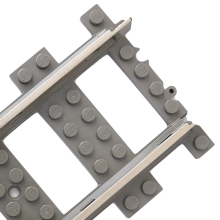 LEGO 6 gerade Gleisstücke lose für System 4515...