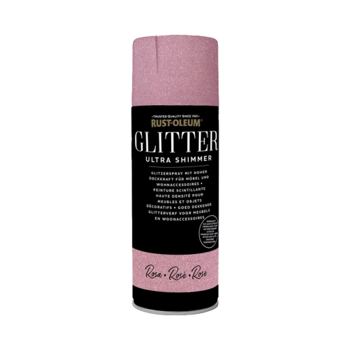 Rust-Oleum Glitter Ultra Shimmer Glitzerspray Möbelfarbe Rosa 400 ml