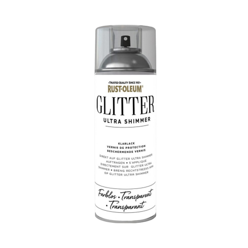 Rust-Oleum Glitter Ultra Shimmer Glitzerspray Möbelfarbe Klar 400 ml