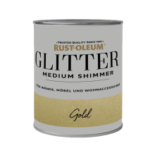 Rust-Oleum Glitter Medium Shimmer Glitzer Wandfarbe Möbel Gold