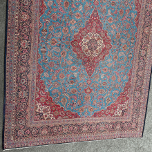 Original Perser Kashan Teppich 320 × 440 cm handgeknüpft aus Iran