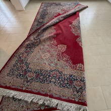 Handgeknüpfter Orientteppich Kerman/Kirman 303 × 396 cm – Wolle auf Baumwolle
