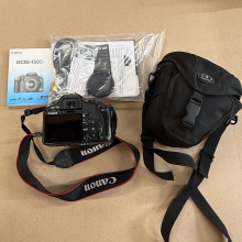 Canon EOS 450D DSLR Kamera mit EF-S 18-55 mm Objektiv