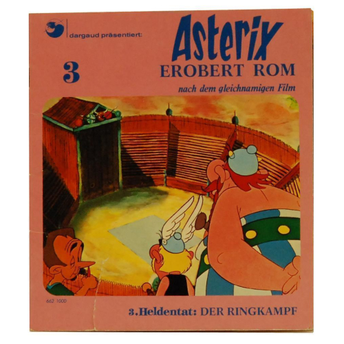 Heft "Asterix erobert Rom - 3. Heldentat: Der Ringkampf" Pestalozzi-Verlag 1976