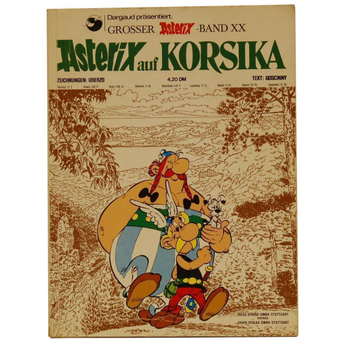 Heft René Goscinny Albert Uderzo "Asterix als Gladiator" Band 20 Delta Verlag 1975