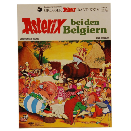 Heft René Goscinny Albert Uderzo "Asterix bei den Belgiern" Band 24 Delta Verlag 1991