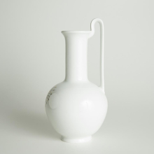 Keramikvase Vintage Dekoration Küchendeko Weiß Artur Michels