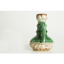 Vase Fat Lava Jopeko Keramik grün