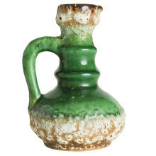 Jopeko Vintage Vase Keramik Karaffe Küchendekoration Grün 70er