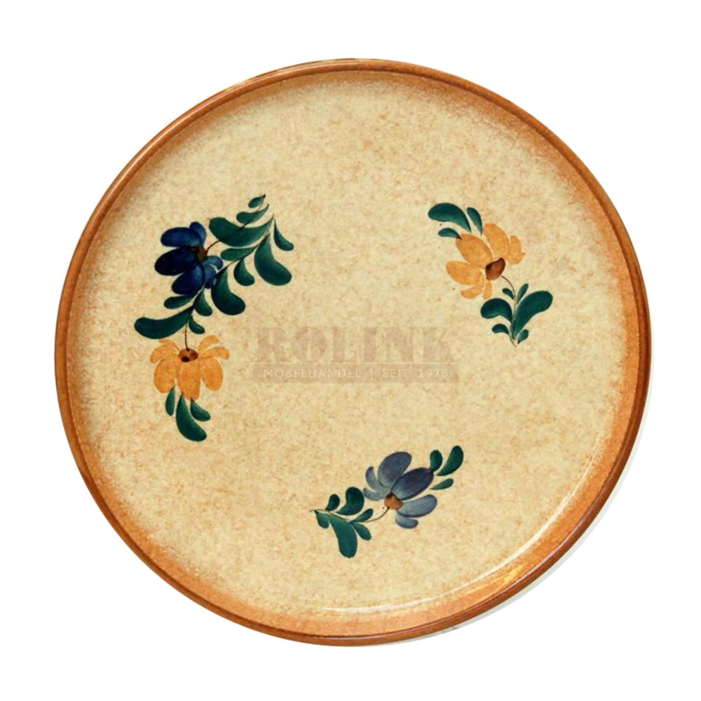 Teller Blumendekor Keramik