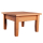 Kleiner Wohnzimmertisch Holz Kiefer Massiv Eckig Braun