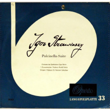 Schallplatte "Pulcinella-Suite" Strawinsky LP