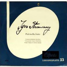 Schallplatte - Pulcinella-Suite Strawinsky LP