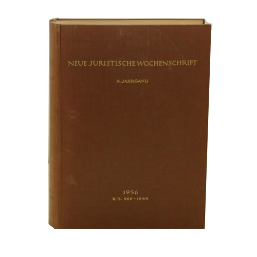 Buch "Neue juristische Wochenschrift" Band I+II C. H. Becksche Verlagsbuchhandlung 1958