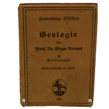 Buch Prof. Dr. Edgar Daqué "Geologie - II...