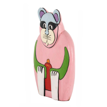 Dekofigur "Honey Bear" Holz Handarbeit