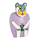 Dekofigur "Bir Bear" Holz Handarbeit