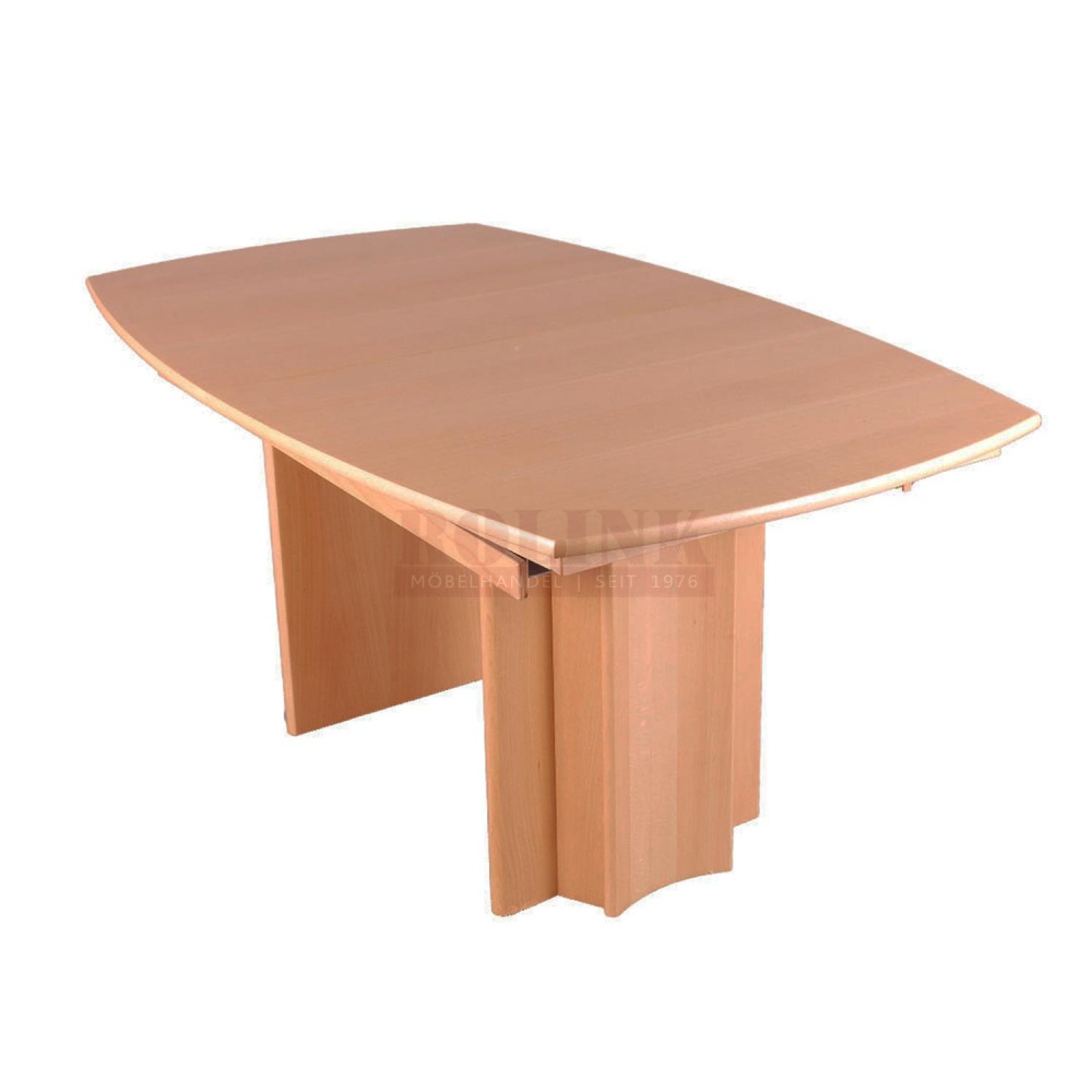 Küchentisch ausziehbar mit Einlegeplatten Buche furniert