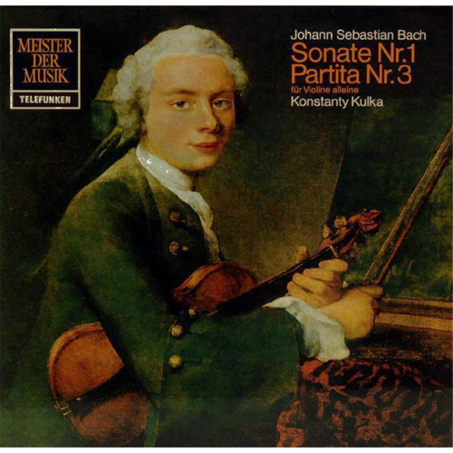 Schallplatte Sonate Nr. 1 Partita Nr. 3 Bach Konstanty Kulka LP