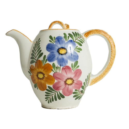 SMF Schramberg Handbemalt Kaffeekanne Keramik Kanne mit Deckel