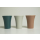 3 Tischvasen Keramik verschiedene Farben