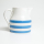Villeroy & Boch Keramik Milchkännchen Kaffeekanne Blau Gestreift