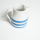 Villeroy & Boch Keramik Milchkännchen Kaffeekanne Blau Gestreift