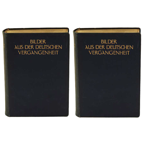 Bücher G. Freytag "Bilder aus der deutschen Vergangenheit" 2 Bände Knaur Verlag 1927