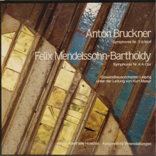 Schallplatten Bruckner Symphonie Nr. 3 d-moll Mendelssohn...