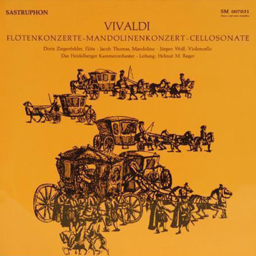 Schallplatte Flötenkonzerte Mandolinenkonzert Cellosonate Vivaldi