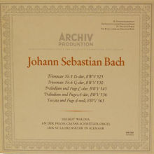 Schallplatte - Trisonaten, Präludien & Toccata...