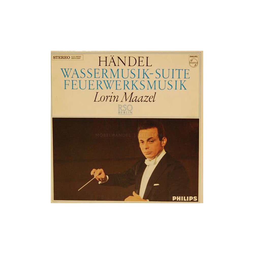 Schallplatte Wassermusik-Suite Feuerwerksmusik Händel Maazel RSO Berlin LP 