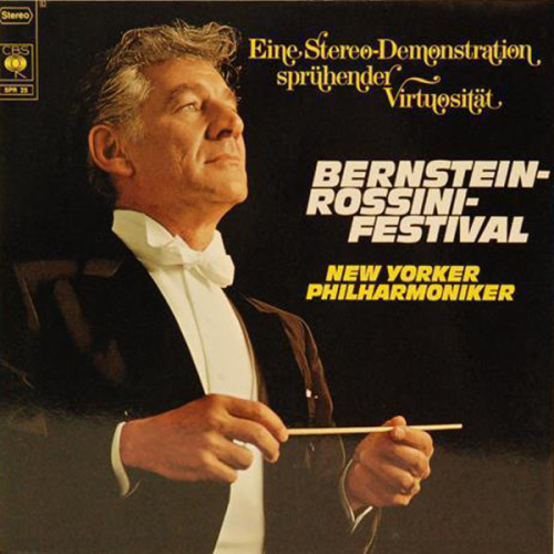 Schallplatte "Bernstein-Rossini-Festival" New Yorker Philharmoniker LP 1965