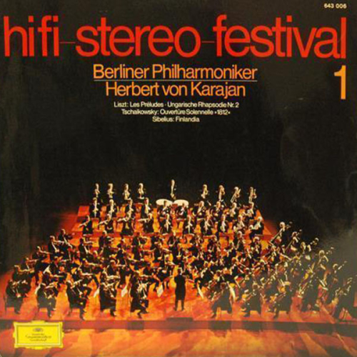 Schallplatte "Hifi Stereo-Festival 1" Berliner Philharmoniker Karajan LP