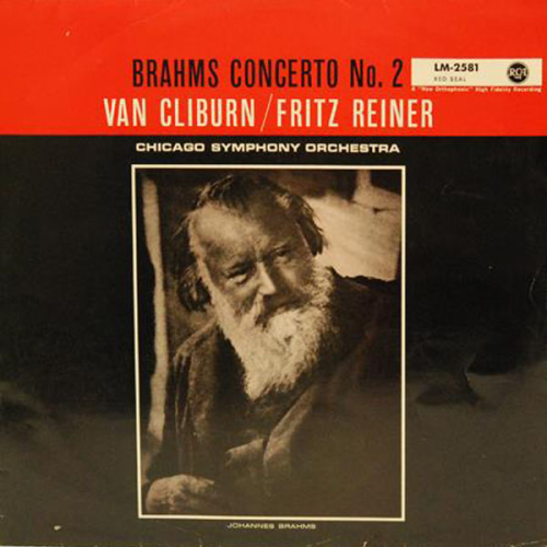 Schallplatte "Brahms Concerto No. 2" Van Cliburn Reiner LP 1962