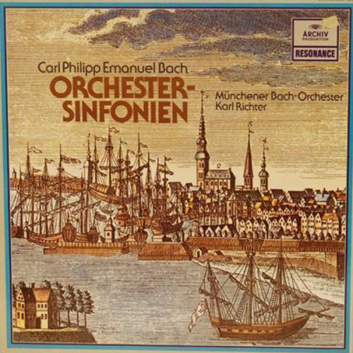 Schallplatte "Orchester-Sinfonien" Carl Philipp Emanuel Bach LP