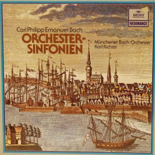 Schallplatte - Orchester-Sinfonien Carl Philipp Emanuel...