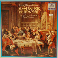 Schallplatte "Tafelmusik - Drei Konzerte"...