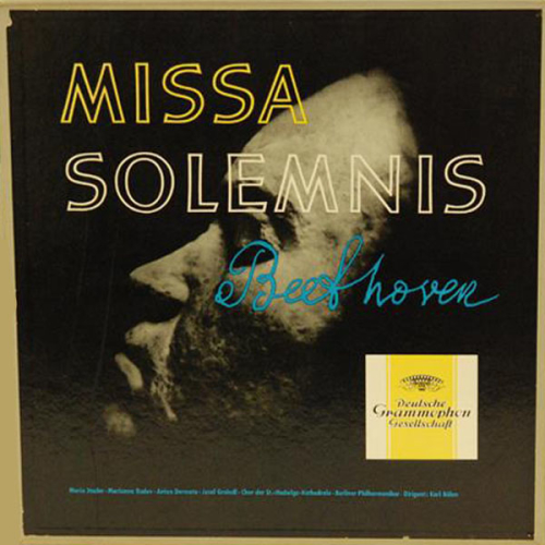 Schallplatte "Missa Solemnis" Beethoven Karl Böhm 2 LPs 1955