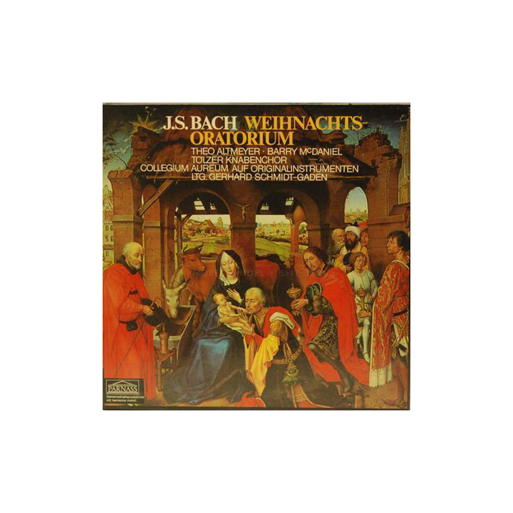 Schallplatte Weihnachtsoratorium Bach 3 LPs 1973