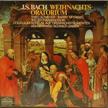 Schallplatte "Weihnachtsoratorium" Bach 3 LPs 1973