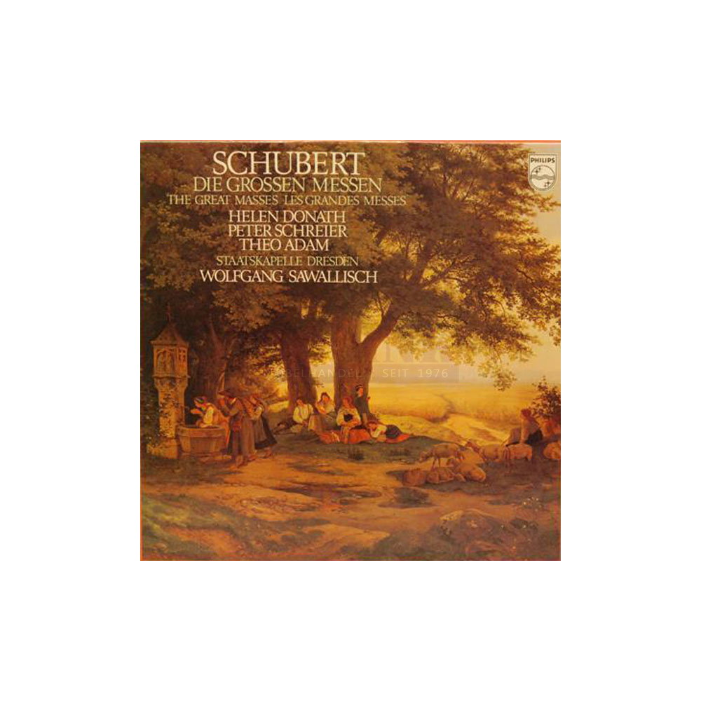 Schallplatten Die grossen Messen Schubert Wolfgang Sawallisch 2 LPs 1972