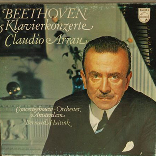 Schallplatte - 5 Klavierkonzerte Beethoven Claudio Arrau 5 LPs 1964