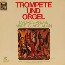 Schallplatte "Trompete und Orgel" Maurice...