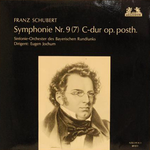 Schallplatte - Symphonie Nr. 9 (7) C-Dur Op. Posth. Schubert LP 1966