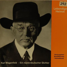 Schallplatte "Lebendige Heimat" Karl Wagenfeld