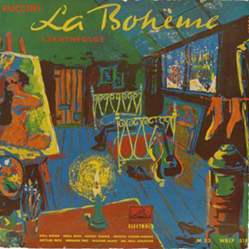 Schallplatte "La Bohème - Szenenfolge" Puccini Wilhelm Schüchter LP 1955